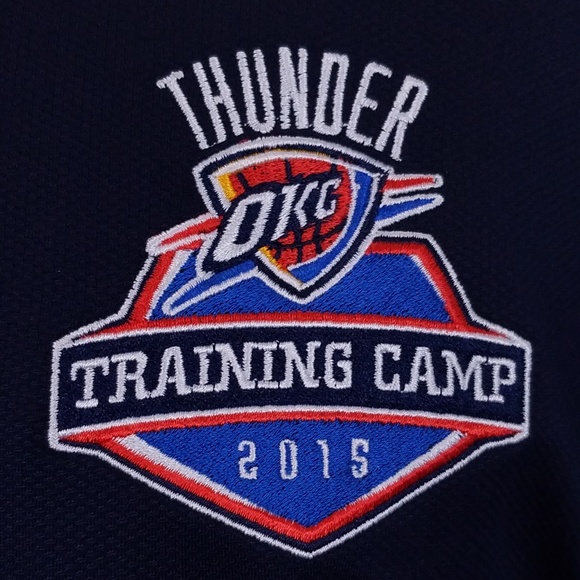 OKC Thunder Adidas TEAM ISSUED XL Adult Mens  Navy - Picture 5 of 8